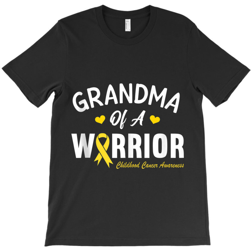 Grandma Of A Warrior Hero Childhood Cancer Awareness Cute T-shirt | Artistshot