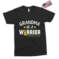 Grandma Of A Warrior Hero Childhood Cancer Awareness Cute Exclusive T-shirt | Artistshot