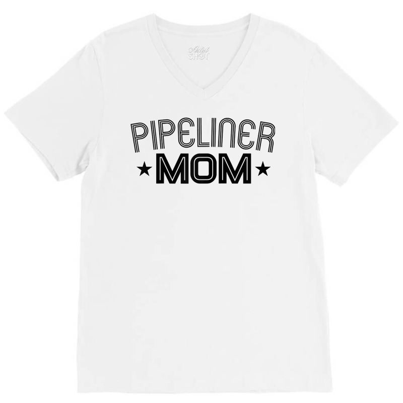 Mom Family Pipeliner Welder Welding Pipeline Raglan Baseball Tee V-neck Tee | Artistshot