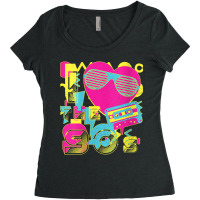 Womens 90s Vibe Tshirt For 90s Music Lover I Heart The Nineties Lover  Women's Triblend Scoop T-shirt | Artistshot