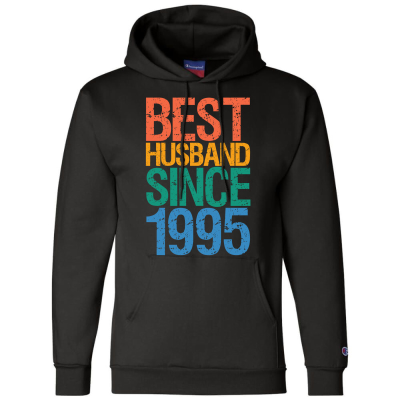 Best Husband Since 1995 Retro Champion Hoodie | Artistshot