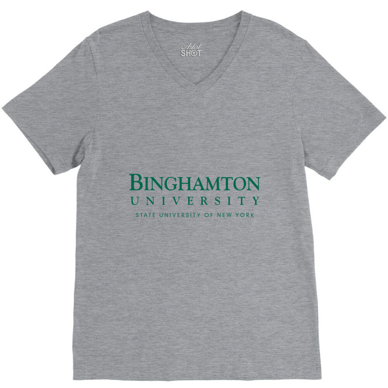 Binghamton University V-Neck Tee by Elishabeth | Artistshot