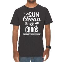 Sun Ocean Chaos Outer Banks Obx Family Vacation 2021 Premium Vintage T-shirt | Artistshot