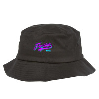 Womens Freestyle Music Retro Script Lettering Love The 80s Gifts Men Bucket Hat | Artistshot