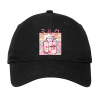 Japanese Pastel Retro Anime Kawaii Strawberry Milk Shake Adjustable Cap | Artistshot