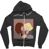 Happiest Holiday Friends Zipper Hoodie | Artistshot