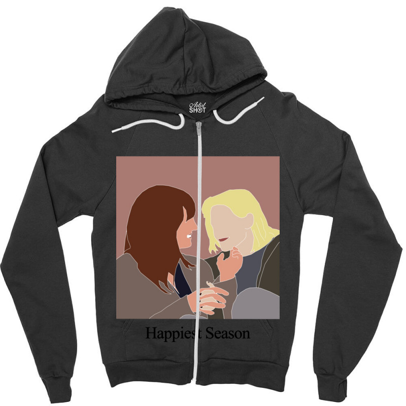 Happiest Holiday Friends Zipper Hoodie | Artistshot