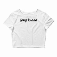 Top That Says   Long Island  Ny Gift   New York City  Raglan Baseball Crop Top | Artistshot