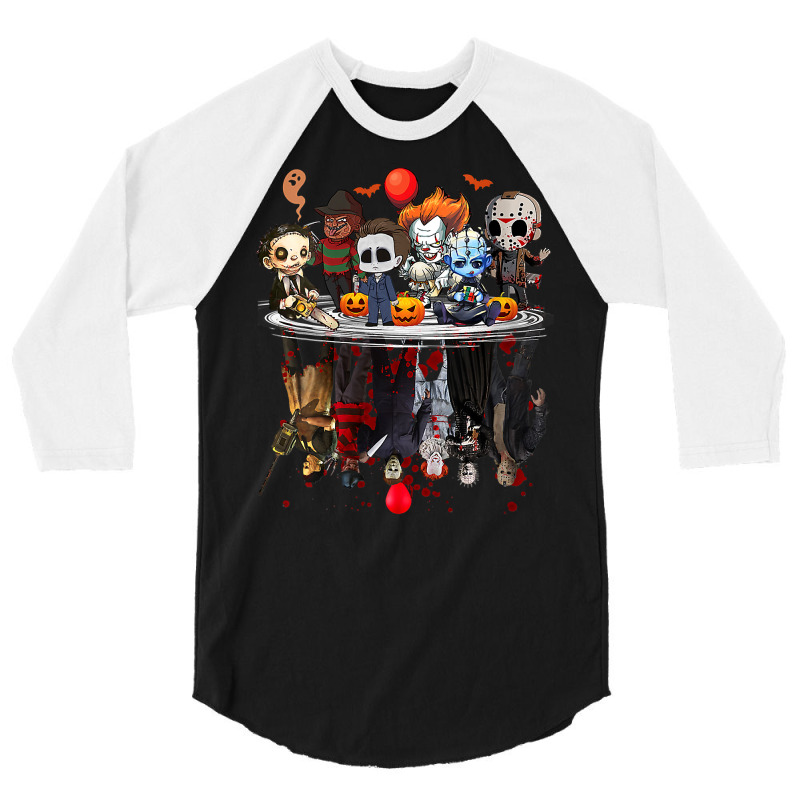 Horror Movies Character Halloween Clothes Costume Gift T Shirt 3/4 Sleeve Shirt | Artistshot