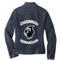 Birthday Gifts Zombie My Favorite People Ladies Denim Jacket | Artistshot