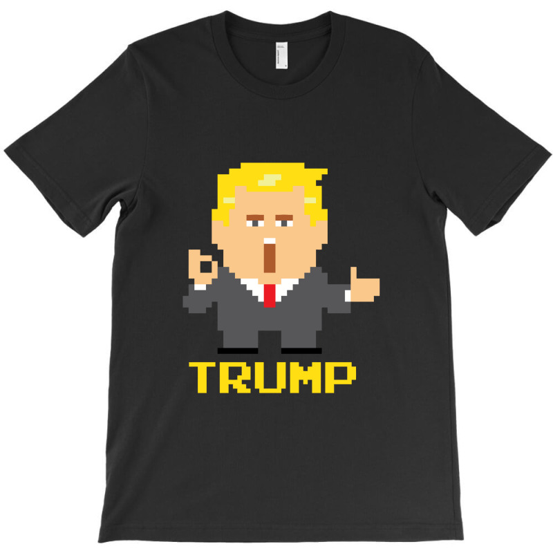 President Trump Pixel Character T-shirt | Artistshot