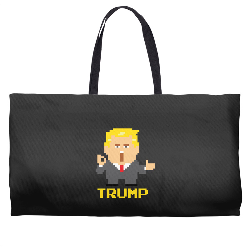 President Trump Pixel Character Weekender Totes | Artistshot