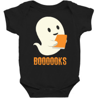 Halloween Booooks T  Shirt Booooks. Funny Books Reader Halloween Costu Baby Bodysuit | Artistshot