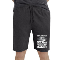 Mens Canoe Old Man Canoeing Premium Vintage Short | Artistshot