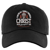 I Can Do All Things Through Christ Hypopharyngeal Cancer Kids Cap | Artistshot