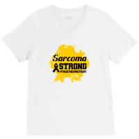 Sarcoma Strong V-neck Tee | Artistshot