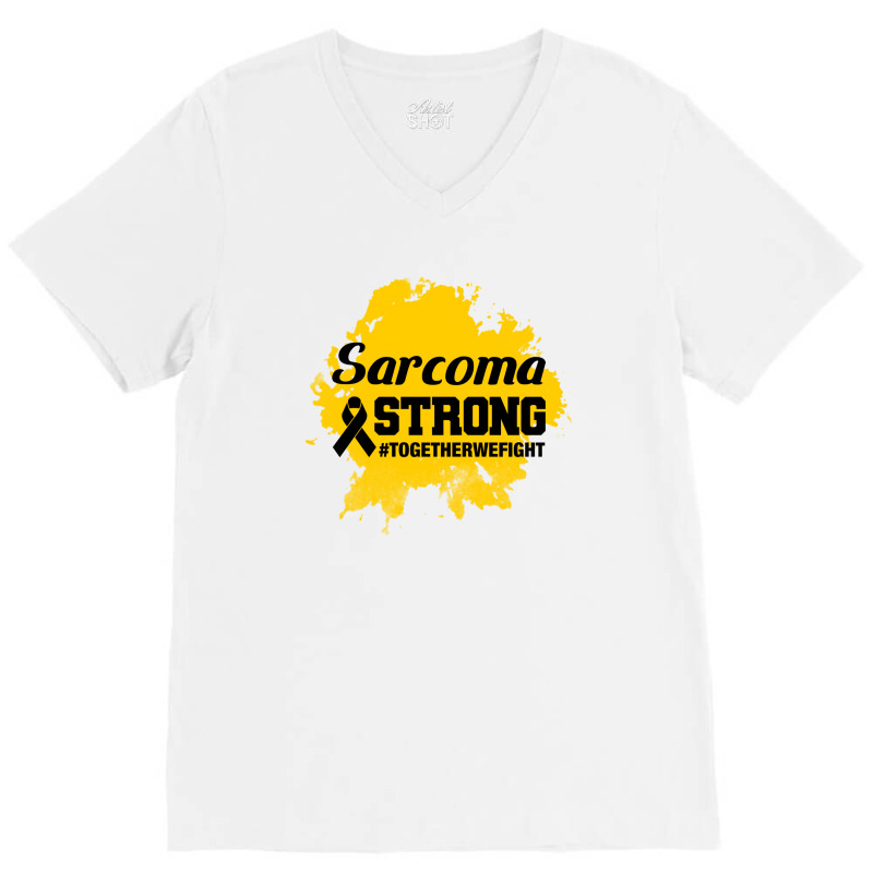 Sarcoma Strong V-neck Tee | Artistshot