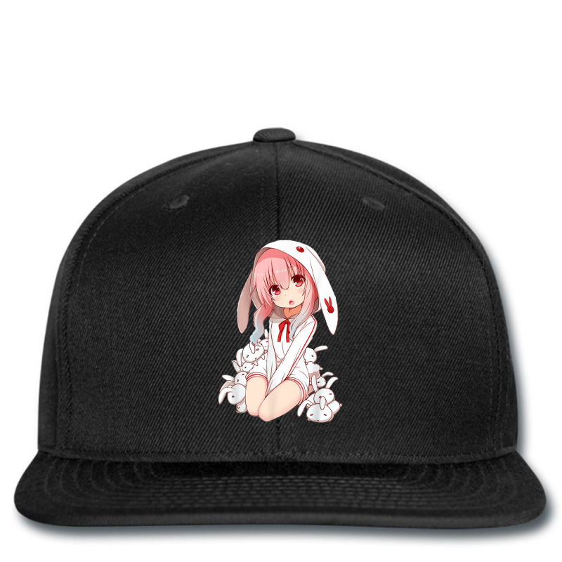 Kawaii Anime Girl Easter Bunny  Atomic Bullfrog Studios Printed hat by MarquesDesign | Artistshot