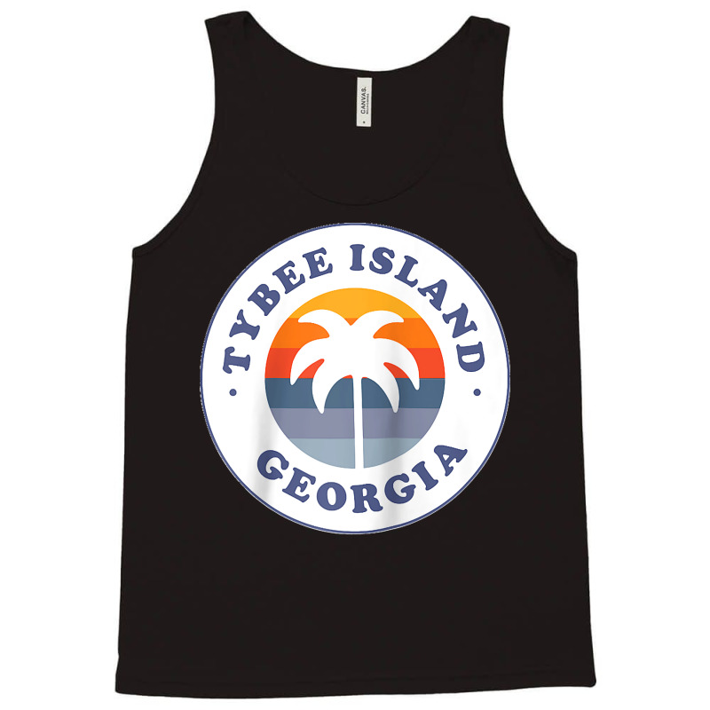 Tybee Island Georgia Ga Palm Tree Beach Vacation Souvenirs Raglan Base Tank Top by WirtzRichard | Artistshot