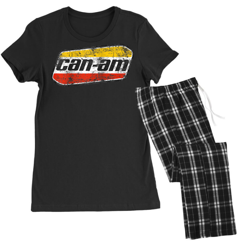 Canam Vintage Original Atv Utv Off Road Gift Raglan Baseball Tee Women's Pajamas Set by roopeedwrich76 | Artistshot