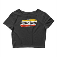 Canam Vintage Original Atv Utv Off Road Gift Raglan Baseball Tee Crop Top | Artistshot