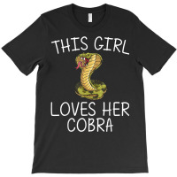 Cool Cobra Art For Girls Kids King Cobra Snake Lover Reptile T Shirt T-shirt | Artistshot