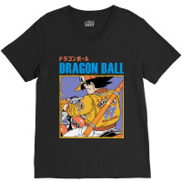 Goku Riding A Motocycle V-neck Tee | Artistshot