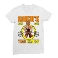 Gokus Gym Train Insaiyan Ladies Fitted T-shirt | Artistshot