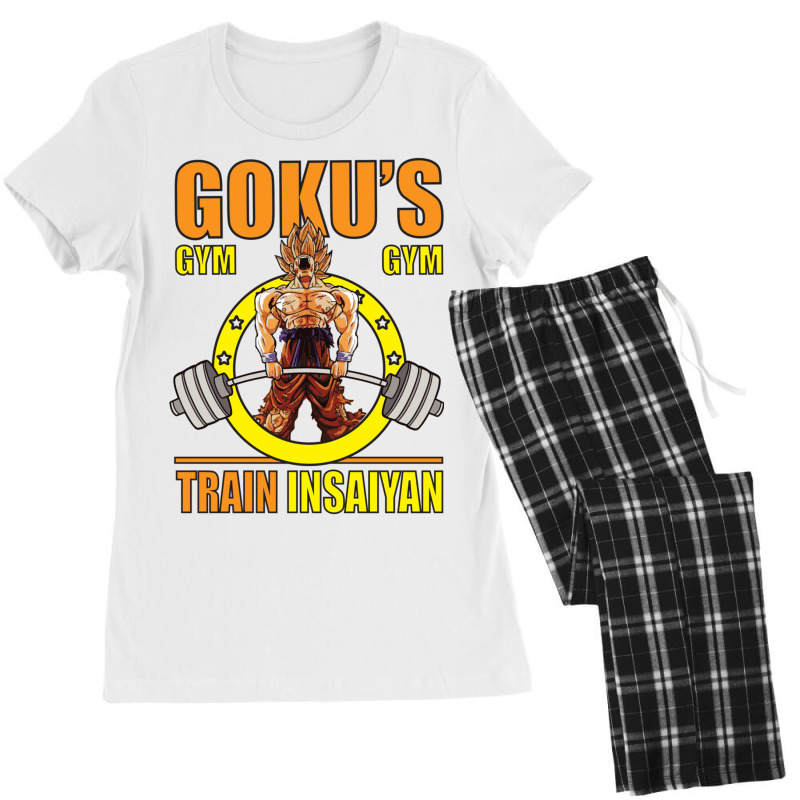 Gokus Gym Train Insaiyan Women's Pajamas Set by Ha Thu | Artistshot