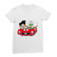 Piccolo And Goku Go To Driving School Ladies Fitted T-shirt | Artistshot