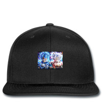 Vegeta And Goku Power Up Printed Hat | Artistshot