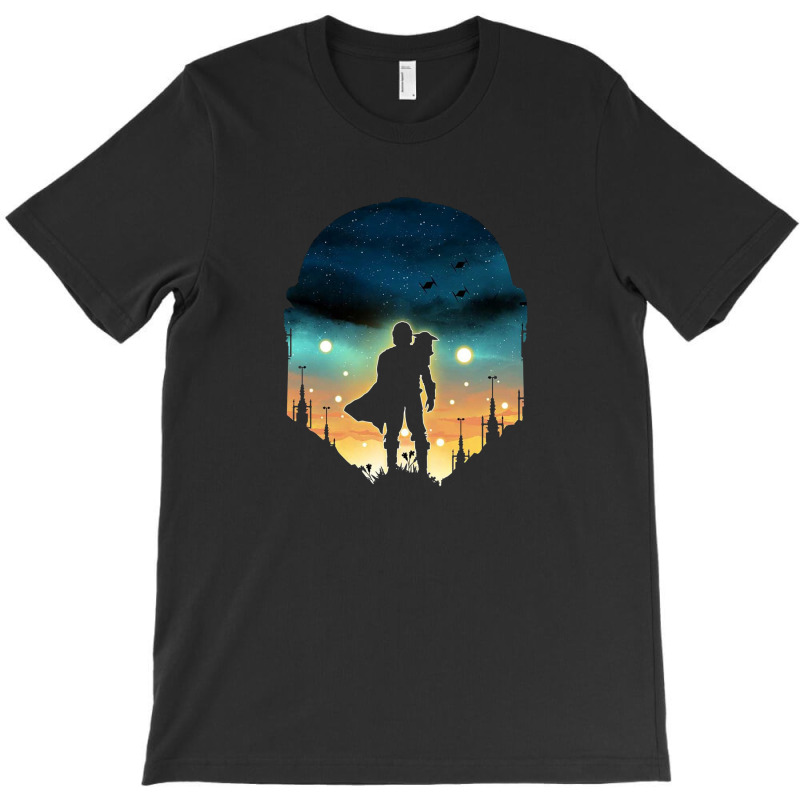 Djarin Sunset T-shirt | Artistshot