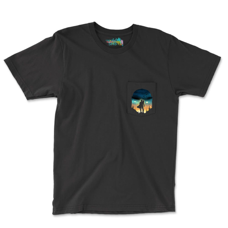 Djarin Sunset Pocket T-shirt | Artistshot