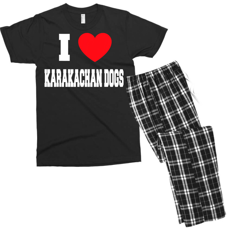 I Love Karakachan Dogs T Shirt Men's T-shirt Pajama Set by RomanAllen89 | Artistshot