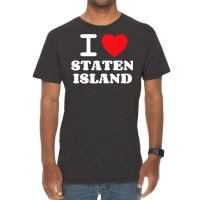 I Love Staten Island Premium T Shirt Vintage T-shirt | Artistshot