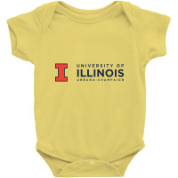 University Of Illinois At Urbana Champaign Baby Bodysuit | Artistshot