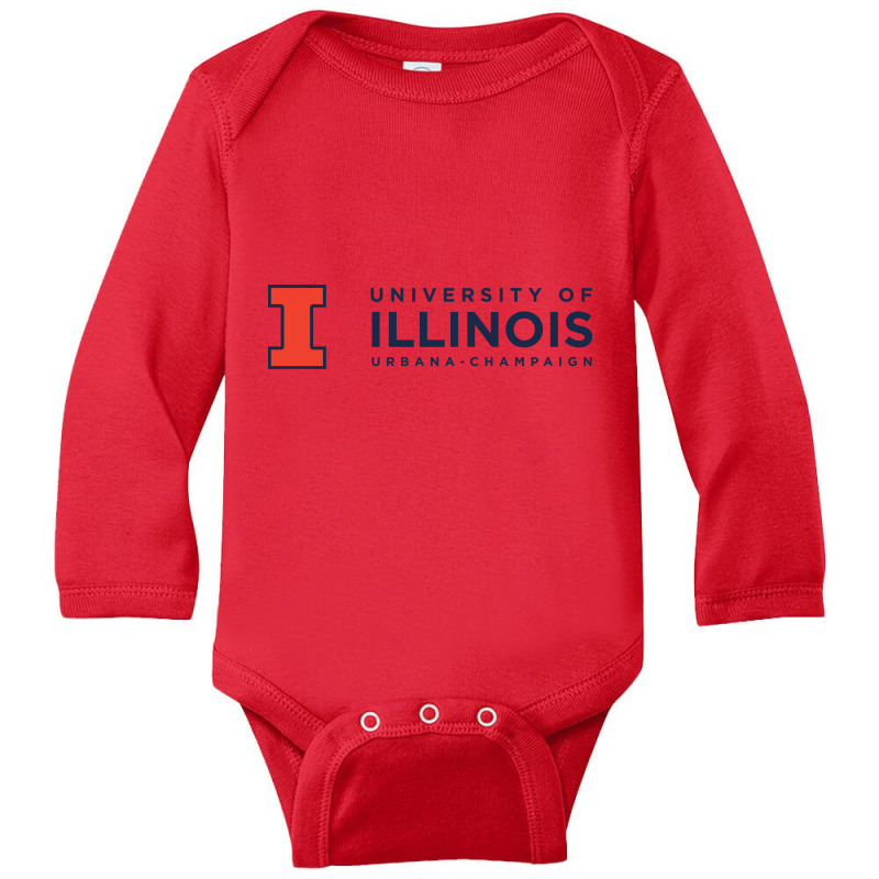 University Of Illinois At Urbana Champaign Long Sleeve Baby Bodysuit by Elishabeth | Artistshot