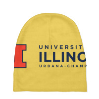 University Of Illinois At Urbana Champaign Baby Beanies | Artistshot