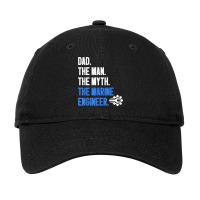 Mens Maritime Engineering Marine Engineering Marine Engineer Adjustable Cap | Artistshot