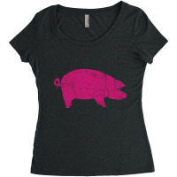 Animals Piggy Women's Triblend Scoop T-shirt | Artistshot