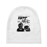 Hate Ball Eight Black Baby Beanies | Artistshot