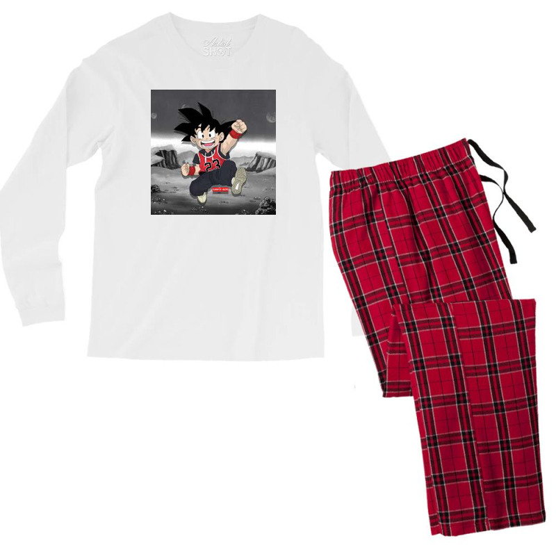 Cartoon Men's Long Sleeve Pajama Set by Rebec | Artistshot