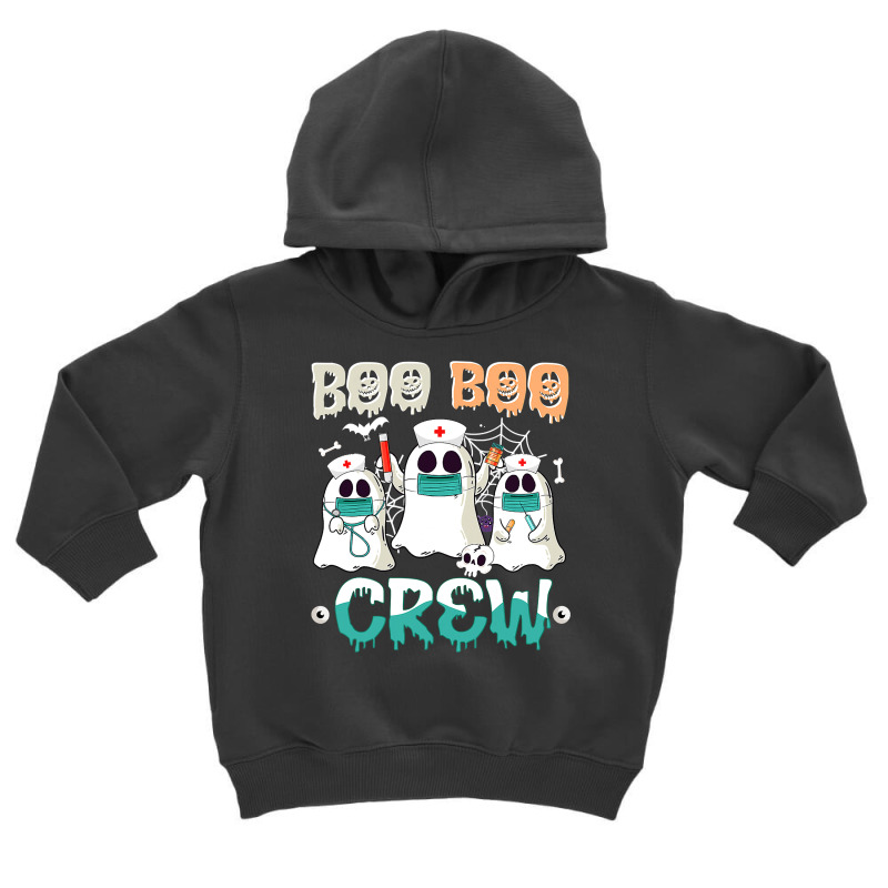 Boo Boo Crew Nurse Halloween Ghost Costume Matching T Shirt Copy Toddler Hoodie | Artistshot