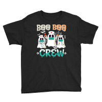 Boo Boo Crew Nurse Halloween Ghost Costume Matching T Shirt Copy Youth Tee | Artistshot