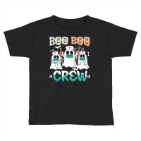 Boo Boo Crew Nurse Halloween Ghost Costume Matching T Shirt Copy Toddler T-shirt | Artistshot