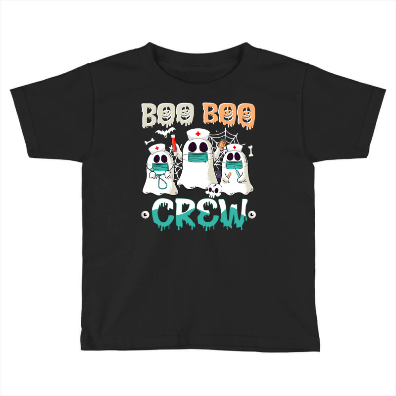 Boo Boo Crew Nurse Halloween Ghost Costume Matching T Shirt Copy Toddler T-shirt | Artistshot