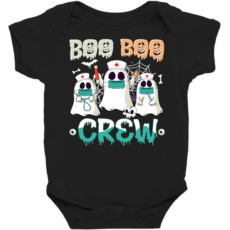 Boo Boo Crew Nurse Halloween Ghost Costume Matching T Shirt Copy Baby Bodysuit | Artistshot