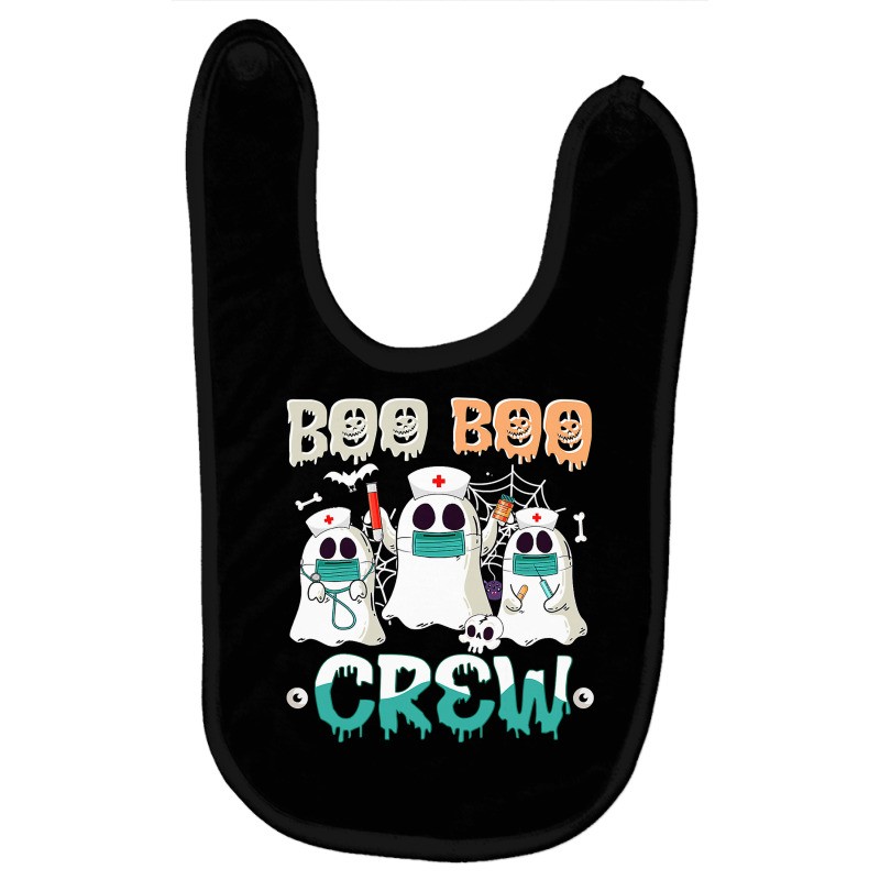 Boo Boo Crew Nurse Halloween Ghost Costume Matching T Shirt Copy Baby Bibs | Artistshot