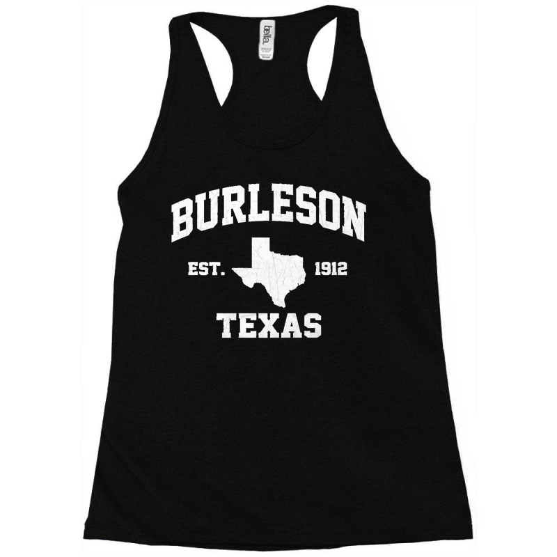 Burleson Texas Tx Vintage State Athletic Style Premium Racerback Tank by LeonelSalas | Artistshot