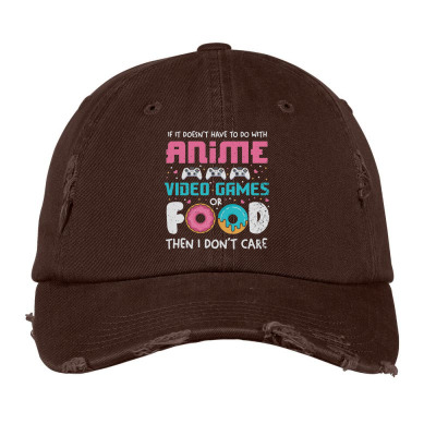 Anime Fan Vintage Cap Designed By Wildern